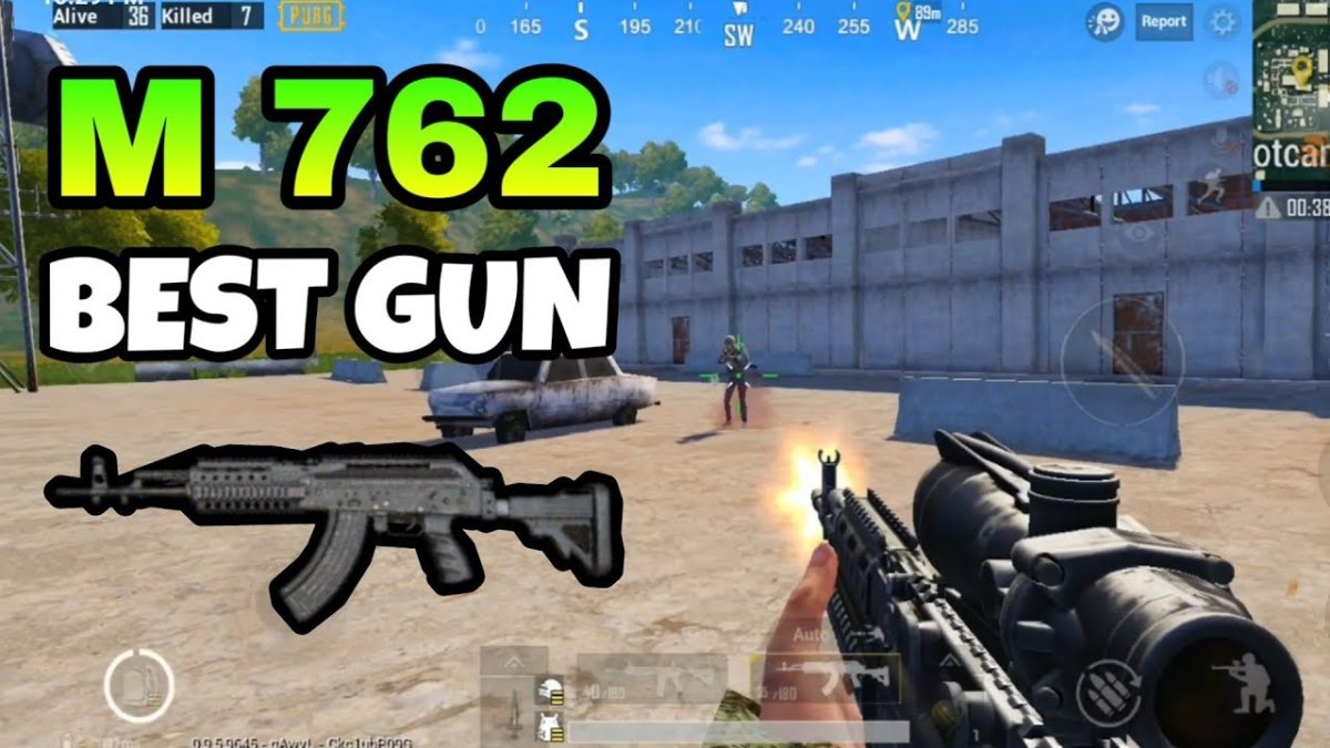 PUBG Mobile Beryl M762 Best Attachments And Guide