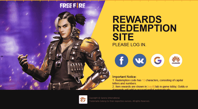 Free Fire Redeem Code 2020 How To Get Free Redeem Code For Items - roblox guest t shirt free cara cheat free fire