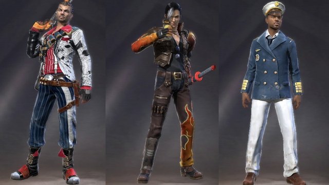 Free Fire Here Are All The Male Characters Their Skills Price And Skins