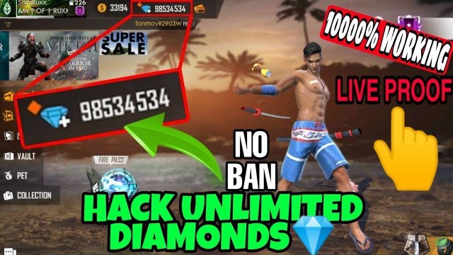 Get Unlimited Free Diamonds With Free Fire Diamond Top Up Hack 2020