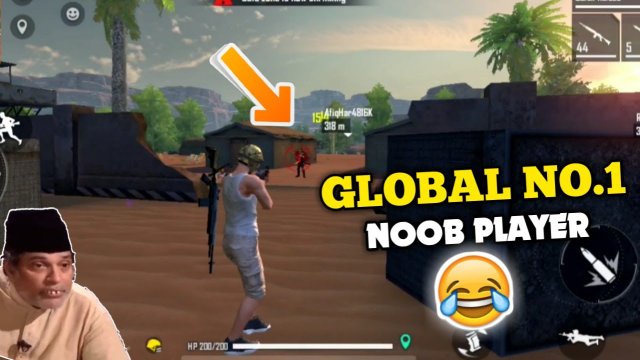 Free fire noob game play