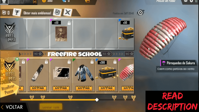 Free Fire India, Codigos de elite pass gratis : FF0TJHT7ZRF6