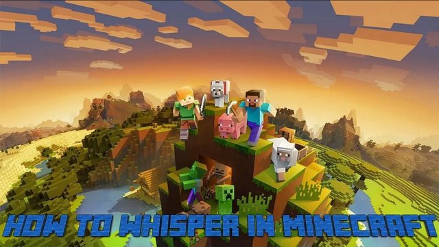 sådan hvisker du i Minecraft