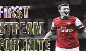 Famous footballer Mesut Ozil making his first stream of Fortnite on Twitch