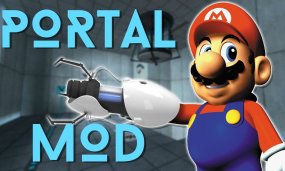 Modder created a whole new Portal game from Super Mario 64