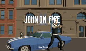 John On Fire, A Boost Up Version Of John Wick The Legend VR Game