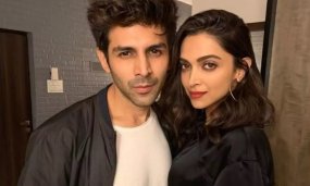 Deepika Padukone Is Extremely Shy With Kartik Aaryan Pushing Her Against The Wall!