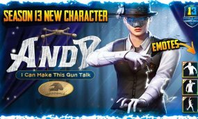 A New Character, Andy, To Come In PUBG Mobile Season 13