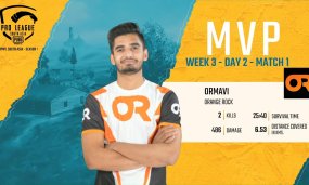 PMPL South Asia 2020 Overall Results After Week 3 Day 2: Orange Rock Responsed TSM-Entity With 2 Back-To-Back Chicken Dinner