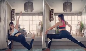 Jacqueline Fernandez Flaunts Her Perfect Figure With Yoga Poses, Revealing Her Secret To Fight Mental Issues