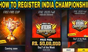 How To Register For The Free Fire India Championship 2020?