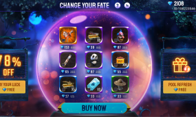 Get Great Discounts In Free Fire Change Your Fate Event