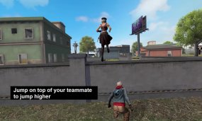 New Feature Free Fire Team Boost Lets Players Jump On Top Of Their Teammate To Bounce Higher