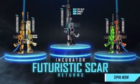 Free Fire New Incubator: Futuristic SCAR & Legend Of Swordsman