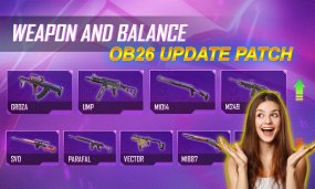 Garena Free Fire OB26 Update Weapon Balances: Nerf Vector and M1887, Buff Groza and UMP,...