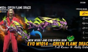 New Green Flame Draco M1014 Gun Skin Is Available!