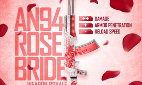 Free Fire New Weapon Royale: AN94 Rose Bride Skin