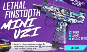 How To Get The Lethal Finstooth Mini UZI Skin In Free Fire For Free?