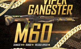 New Weapon Royale In Free Fire: Get The M60 Viper Gangster Skin Now!!