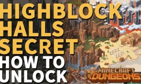Minecraft Dungeons Highblock Halls Secret Level Unlocking & Loots