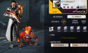 Moniez Gaming's Free Fire ID, Stats, Income And More