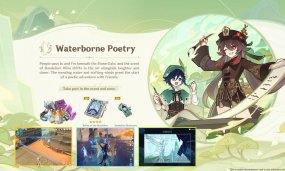 Genshin Impact Waterborne Poetry Event 4.1 Tips & Rewards