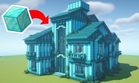 How To Make A Diamond House In Minecraft