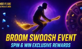 Free Fire MAX: How to get Broom Swoosh Travel Emote