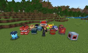 Minecraft More TNT! Add-On: Build TNTs for fun and profit!