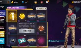 Free Fire India New Carnival Funk Faded Wheel November 22