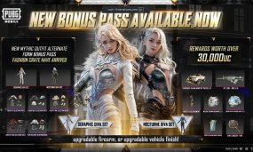 PUBG Mobile December Bonus Pass Reveals Diva Mythic Sets