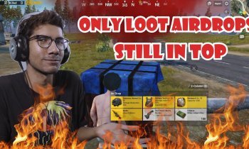 [HINDI] PUBG MOBILE Challenge | Air Drop Only with Ashish | Heal aur Guns ke bina top 3 tak pohche!