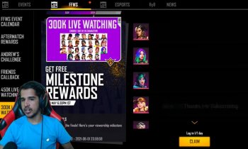 Free Fire Live New Elite Pass || Free Gloowall Skin & Character Emotes By Garena 