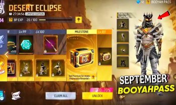 Free Fire MAX September 2025 Booyah Pass Desert Storm Rewards