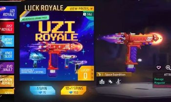 Free Fire Uzi Royale Event: How To Get The Space Expedition Mini Uzi Skin