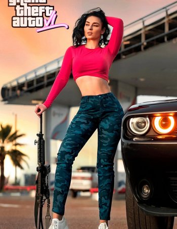 Spectacular Cosplay of Lucia from GTA 6: A Tribute by Anna Shakh