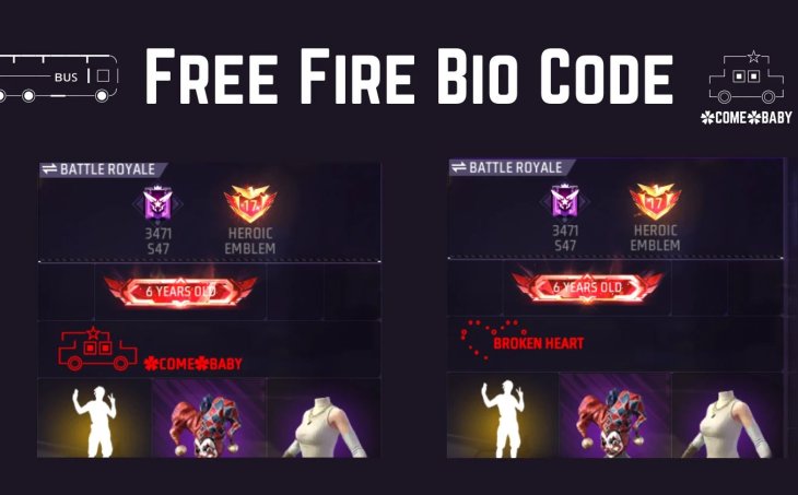 Free Fire Bio Codes: Over 50 Stylish Ones for a Standout Profile