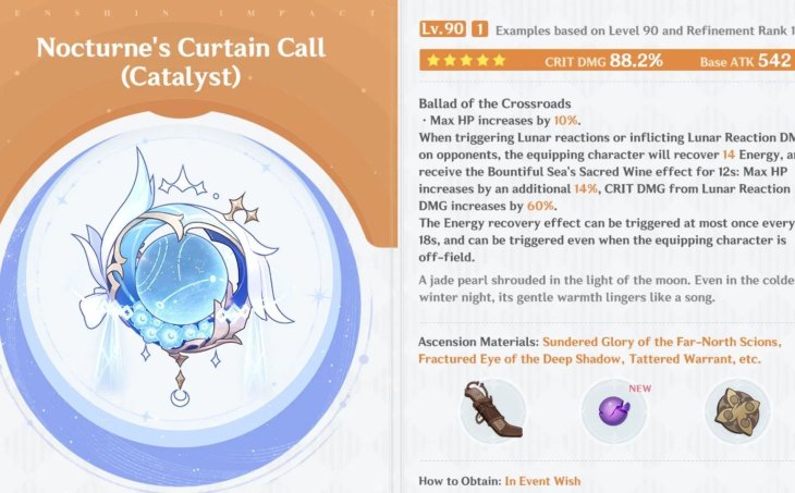 Genshin Impact: Columbina's C1 vs Signature Weapon R1 - Which to Pull?