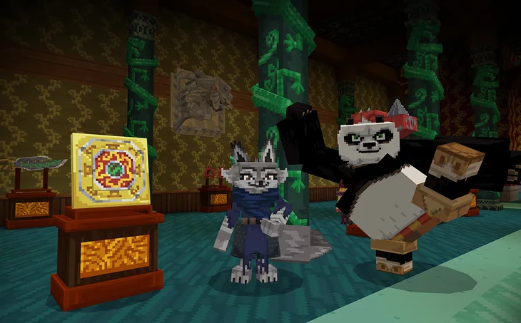 Kung Fu Panda DLC Hits Minecraft World