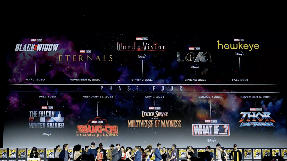 Marvel Reveals Its Full Lineup For Phase 4 Of The MCU