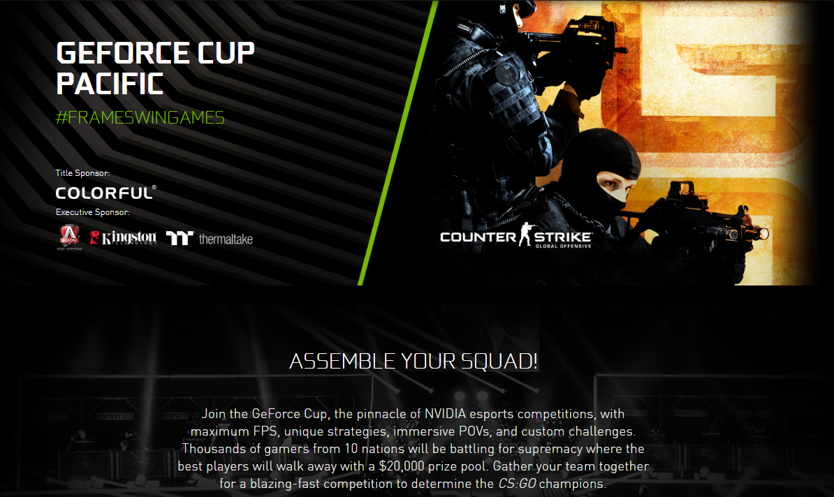 Register Now For The Cs Go Geforce Cup Pacific India To Win 25 000 And Represent India In Malaysia