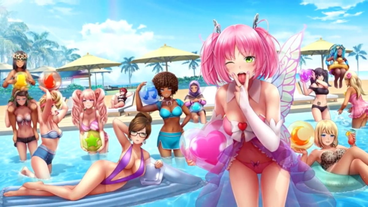 HuniePop 2: Double Date doubles the fun and lust by dating two girls at onc...