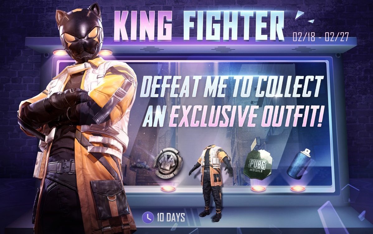 How To Get The Black Cat Outfit From Pubg Mobile S King Fighter Event