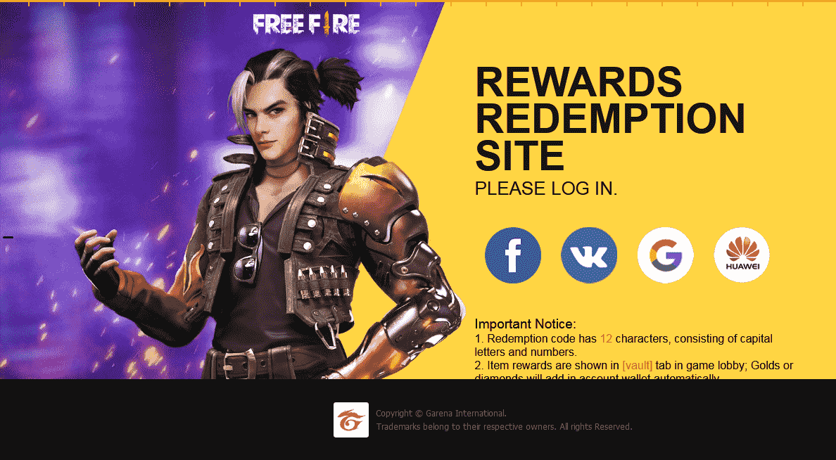 Free Fire Redeem Code 2020 How To Get Free Redeem Code For Items
