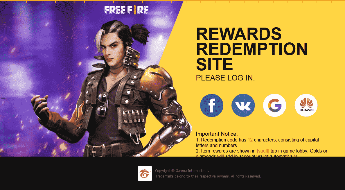 Free Fire Redeem Code 2020 & How To Get Free Redeem Code ...