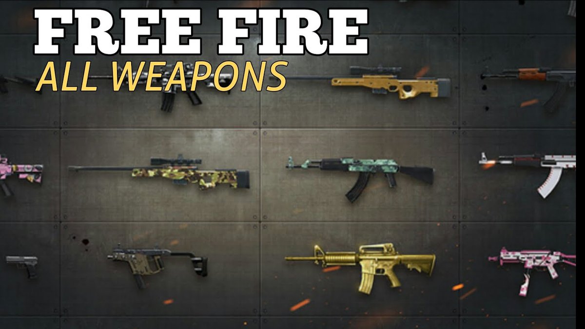 Free Fire: Here Are 10 In-Game Weapons That Do The Most Damage