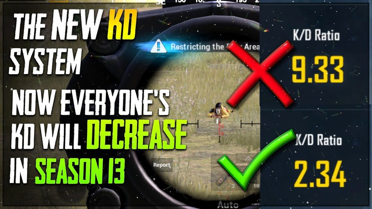 Pubg Mobile Season 13 How Does The New K D System In 0 18 0 Update Works