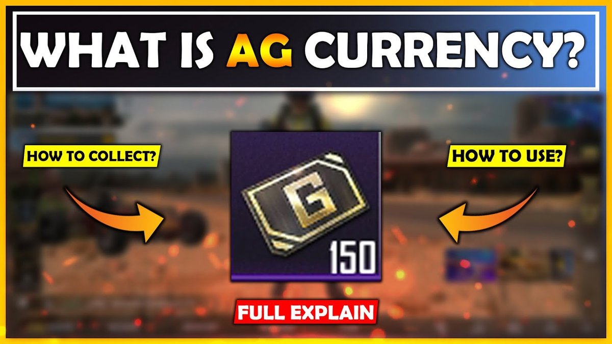 how to use ag in pubg mobile