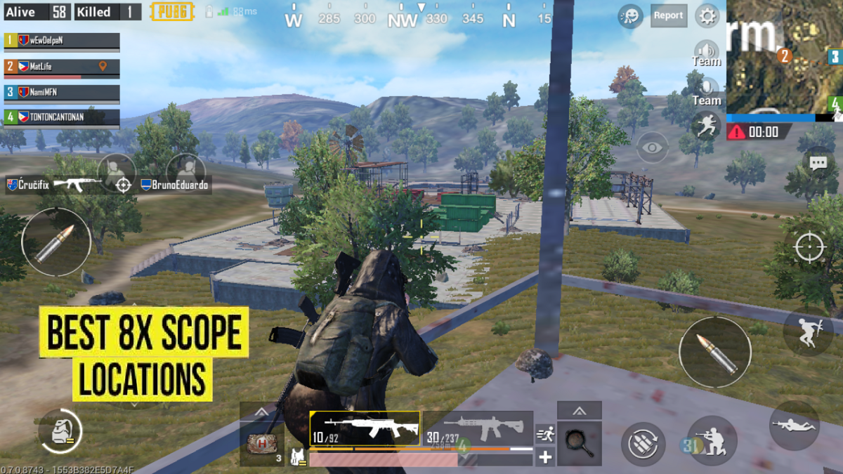 Top Must Know 8x Scope Locations In Pubg Mobile Erangel