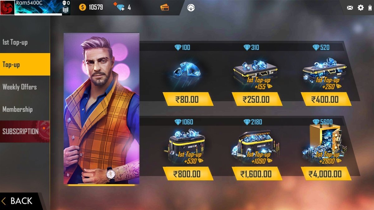 Free Fire Diamond Top Up List: Price, Methods, Apps & More